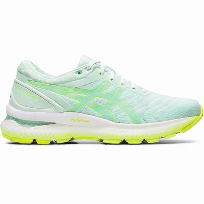 Női Asics Gel-Nimbus 22 Modern Tokyo Futócipő AS0286719 Menta/Sárga